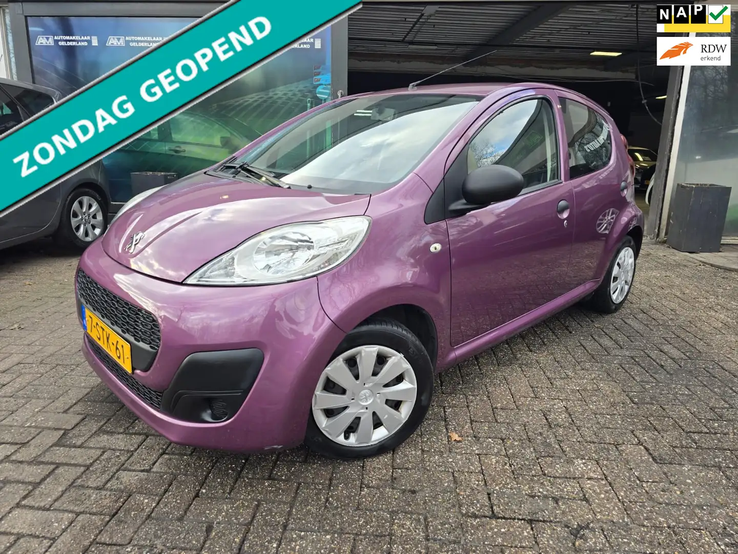 Peugeot 107 1.0 Urban Light | 2E EIGENAAR | 12MND GARANTIE | A Paars - 1