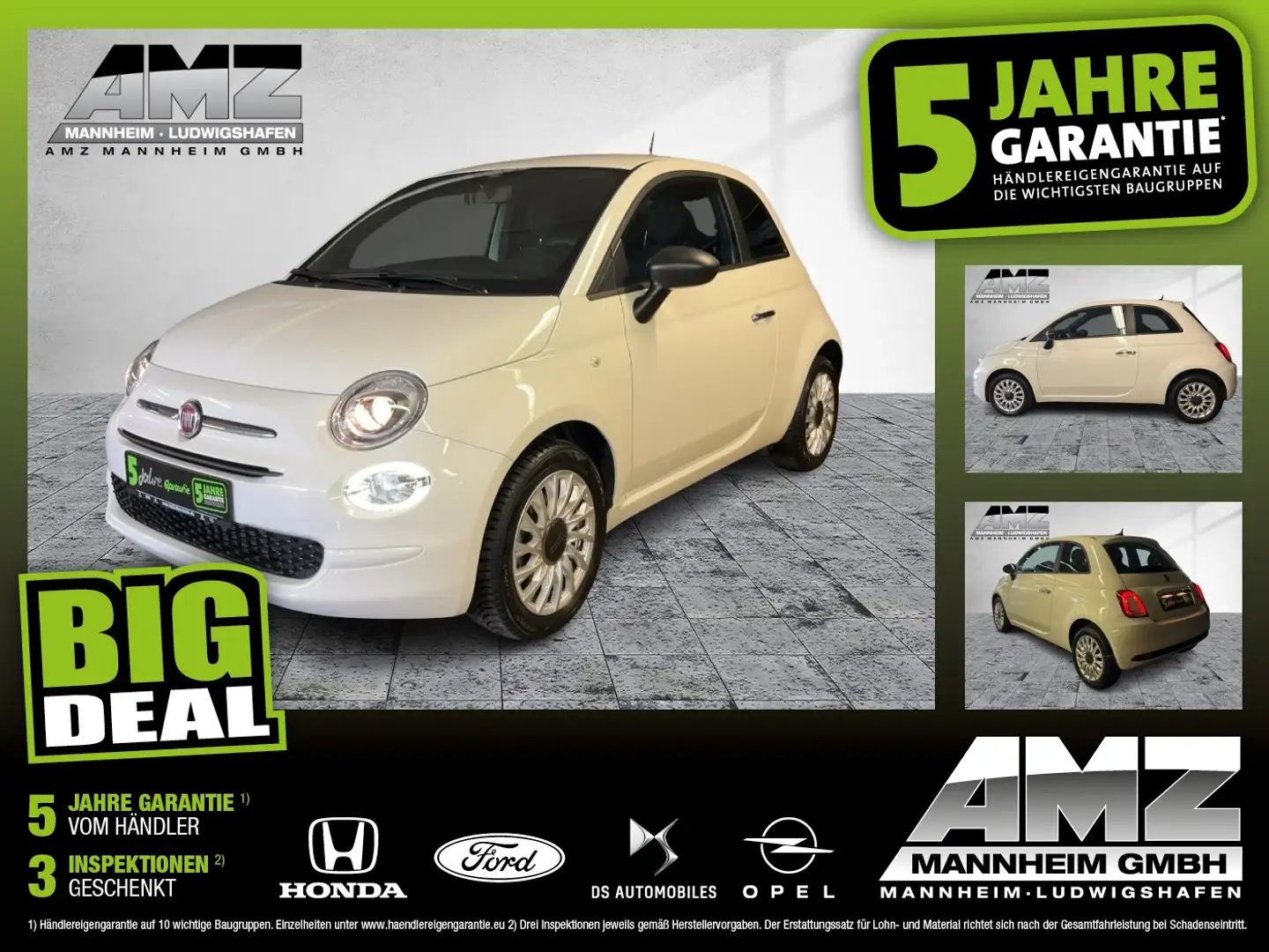 Fiat 500 1.0 Navi*Parkhilfe*Carplay*TopZustand*günstig Alb - 1