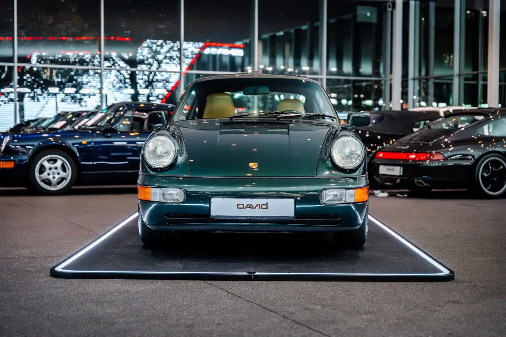 Porsche 964 C4 *Schalter*Historie*Scheckheftgepflegt Grün - 2