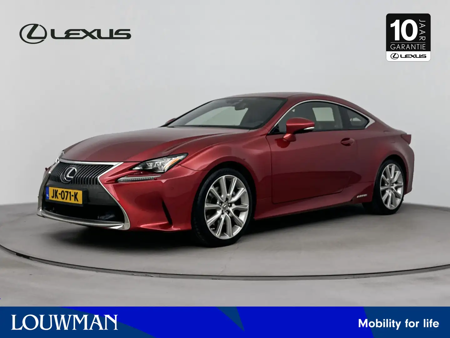 Lexus RC 300h Luxury Line | Carplay | Schuif- Kanteldak | Stoelv Rood - 1