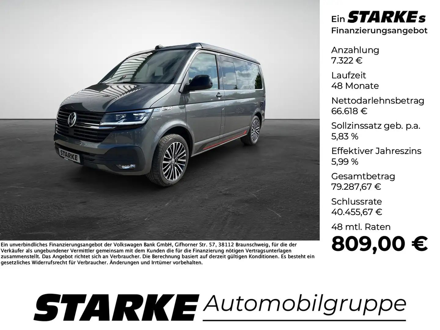 Volkswagen T6 California T6.1 2.0 TDI DSG 4Motion Ocean Edition Gris - 1