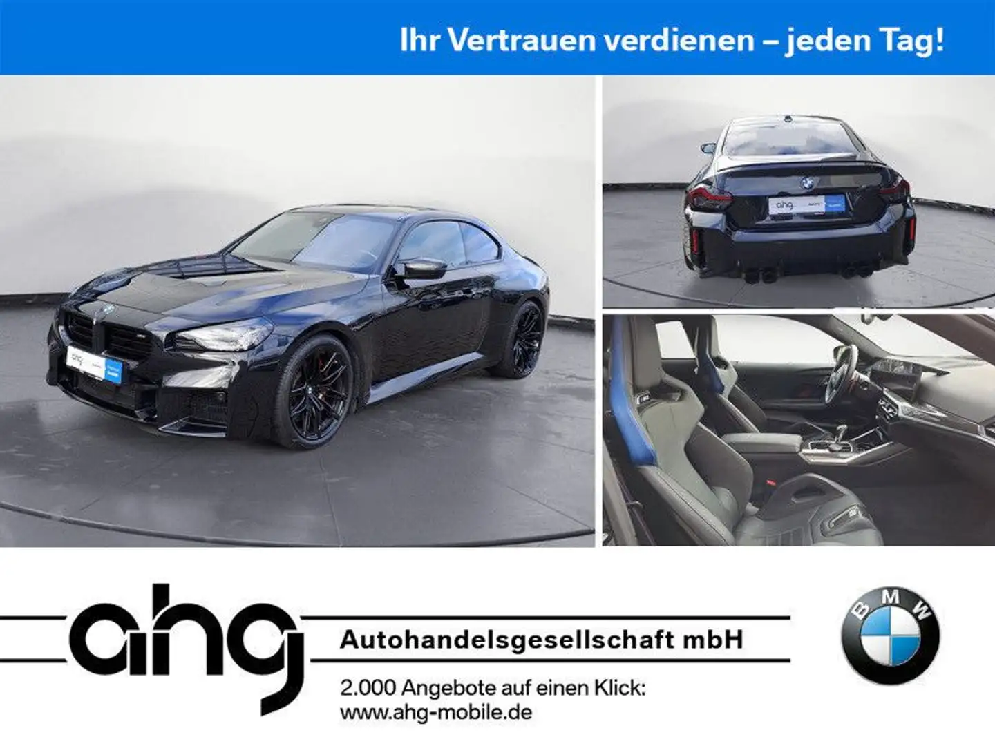 BMW M2 Coupe M Race Track Paket Carbon Schalensitze Schwarz - 1