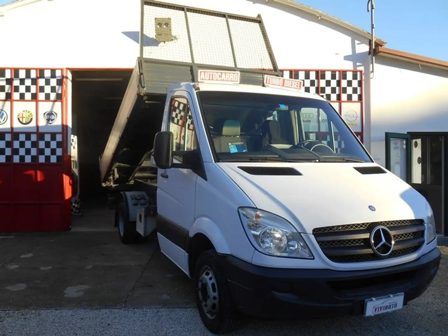 Mercedes-Benz SPRINTER 415 CDI AUTOCARRO CASSONATO RIBALTABILE Wit - 1