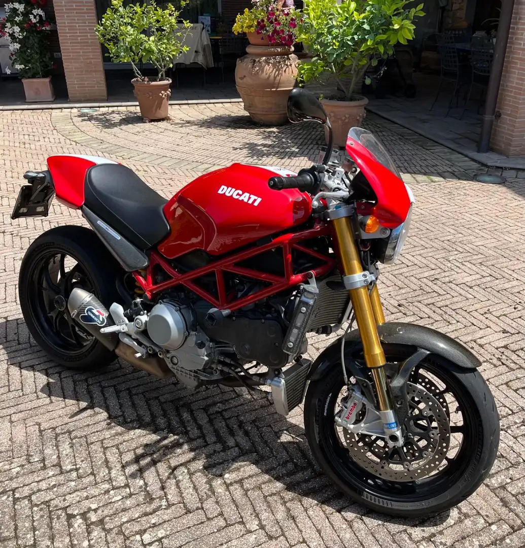 Ducati Monster S4R RS testa stretta Piros - 1