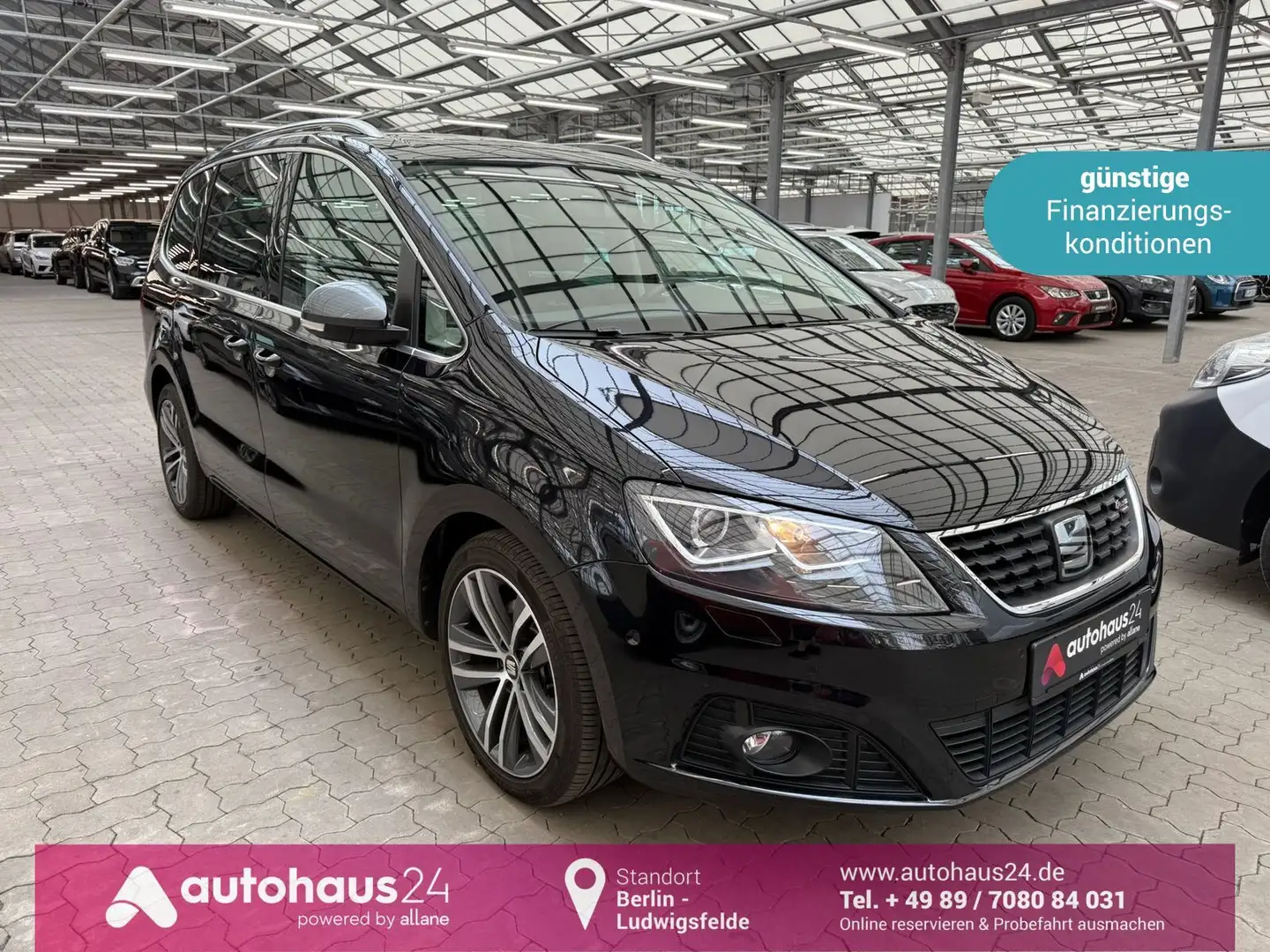 SEAT Alhambra 1.4 TSI FR-Line Bi-Xen|Navi|Kamera|ACC Schwarz - 1