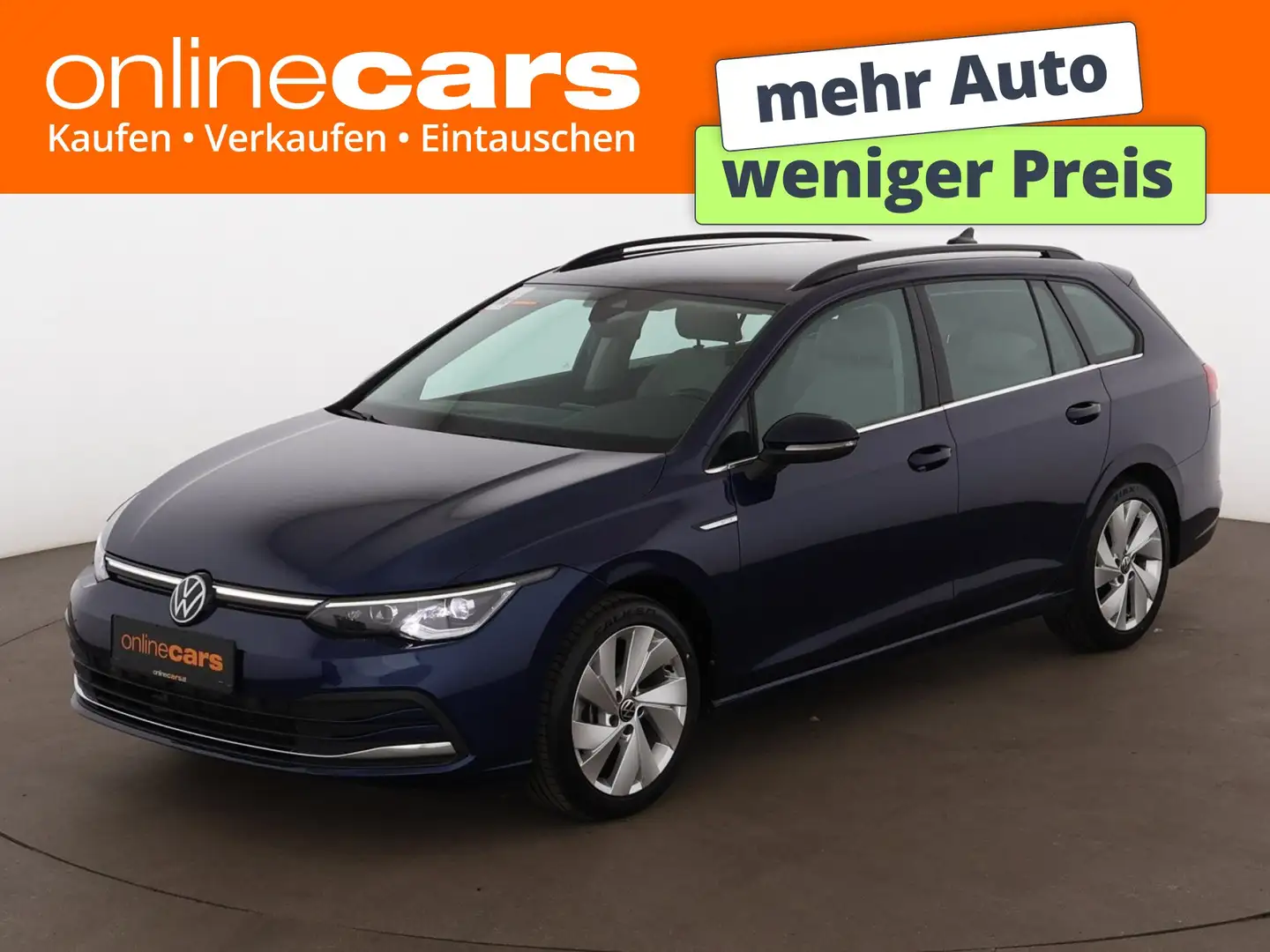 Volkswagen Golf Variant Golf VIII Variant 2.0 TDI Style Aut LED RADAR NAV Blau - 1