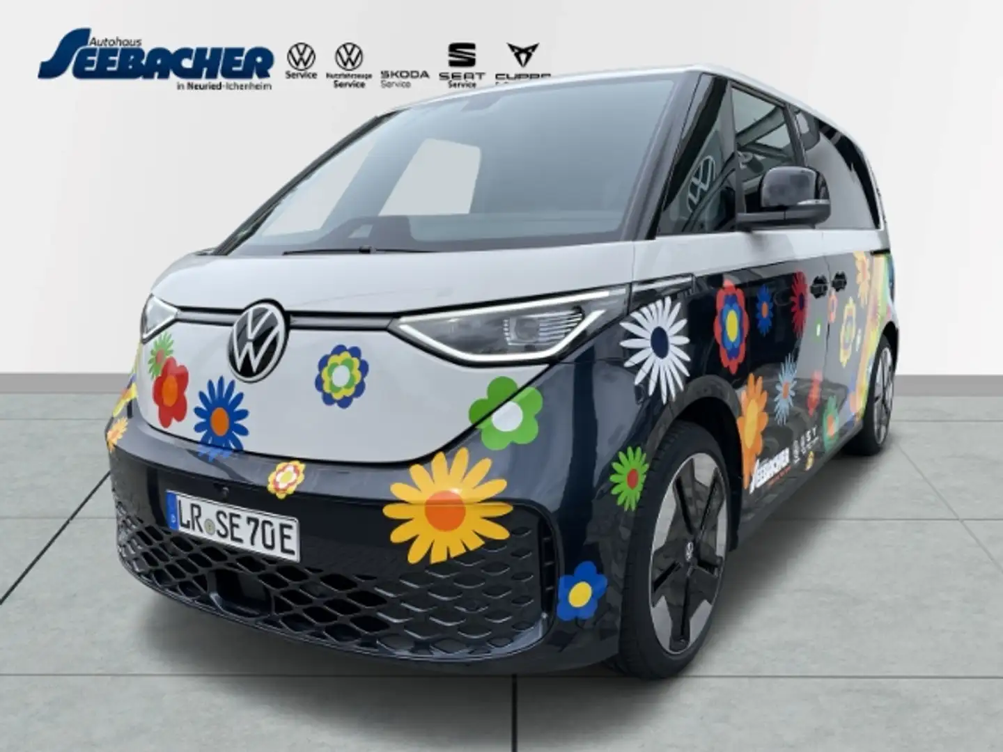 Volkswagen ID. Buzz 150 kW Pro 77kWh, *IQ Light*Navi*el.Schiebetüren* Blanc - 1