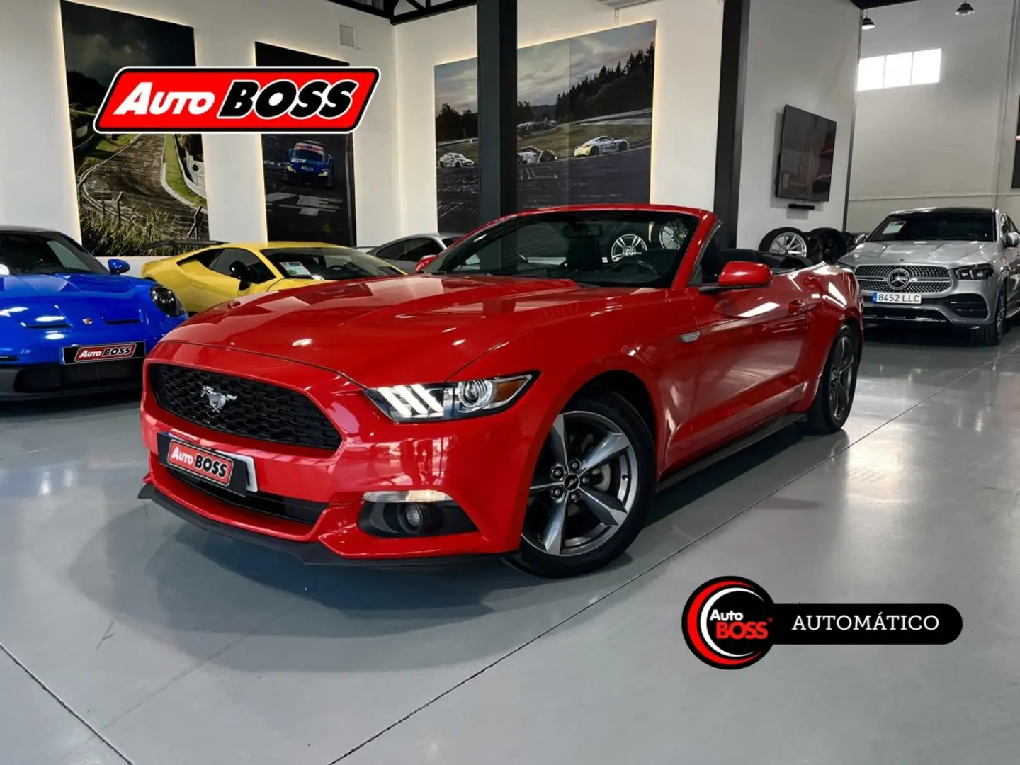 Ford Mustang 3.7 Ti-VCT V6 Cabrio Aut. Rojo - 1