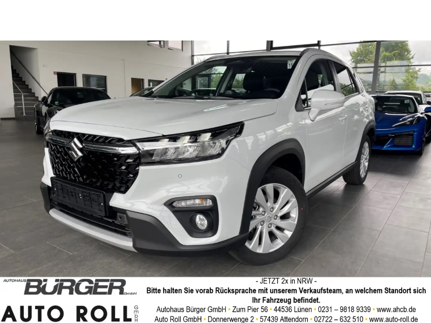 Suzuki SX4 S-Cross 1.4 Comfort Navi LED ACC Kamera SitzHZG Apple CarP Fehér - 1