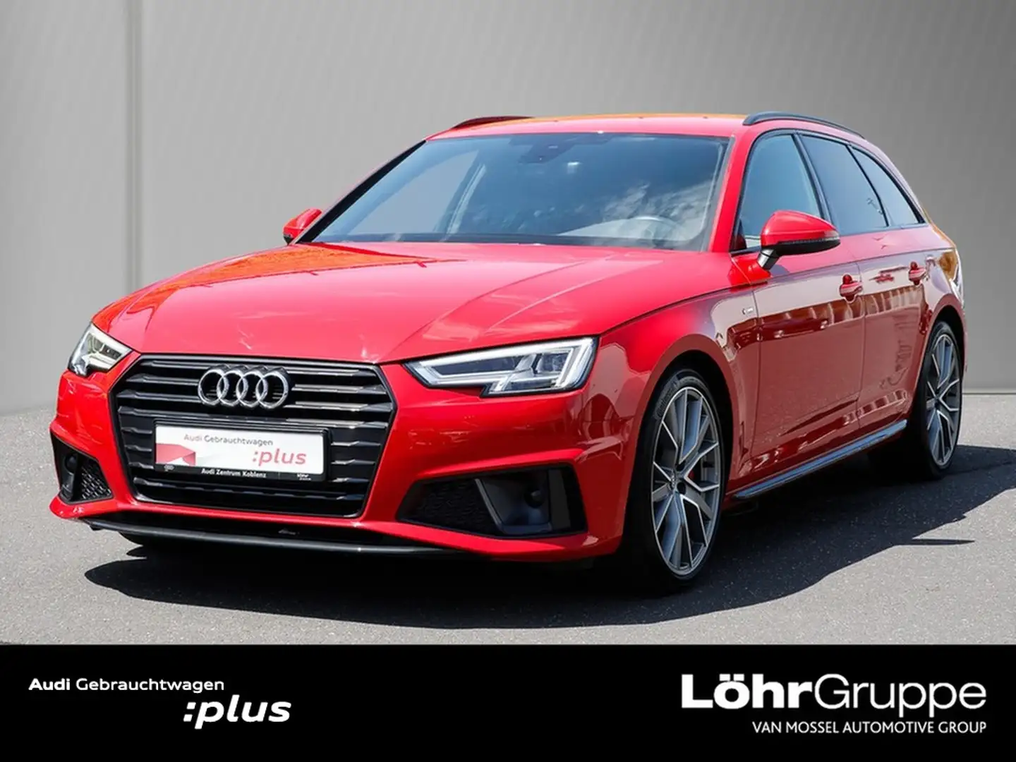 Audi A4 Avant 40 TDI S line black Leder Virtual LED Rot - 1