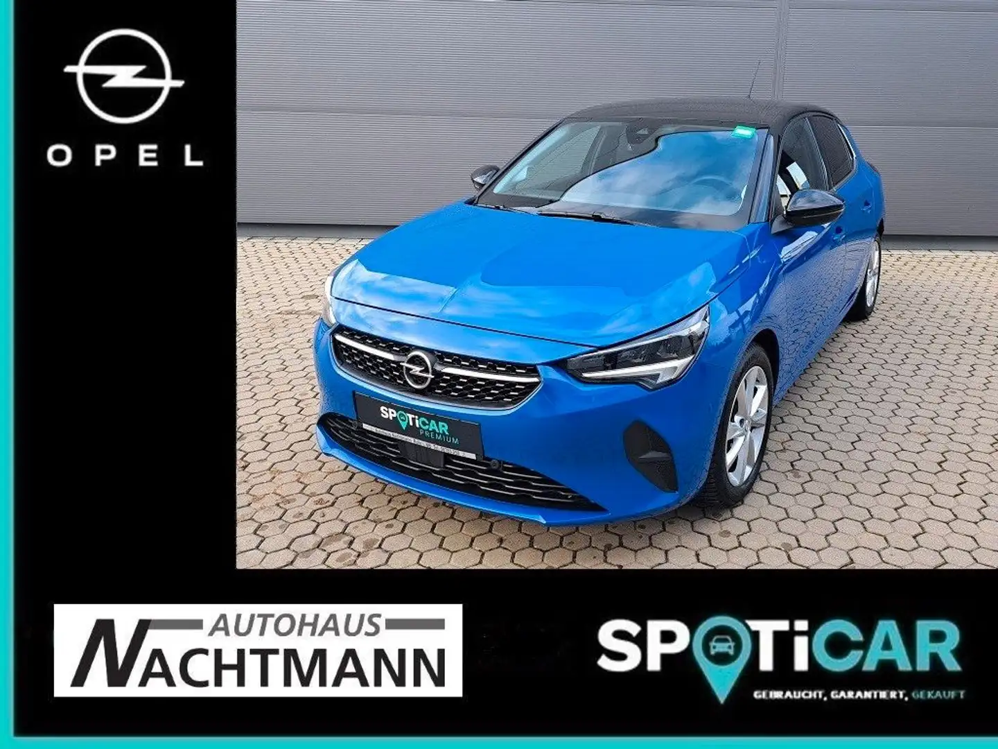 Opel Corsa F Elegance, PDC, KAMERA, SITZHEIZUNG, ... Blau - 1