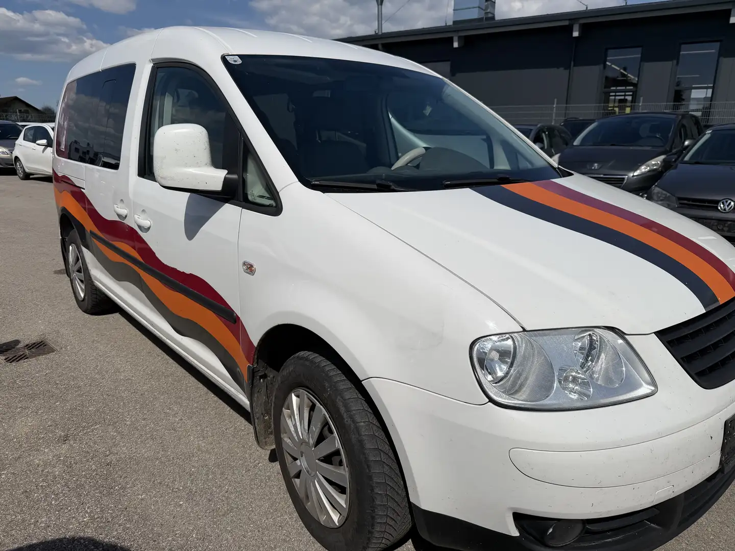Volkswagen Caddy Maxi Life Weiß - 2