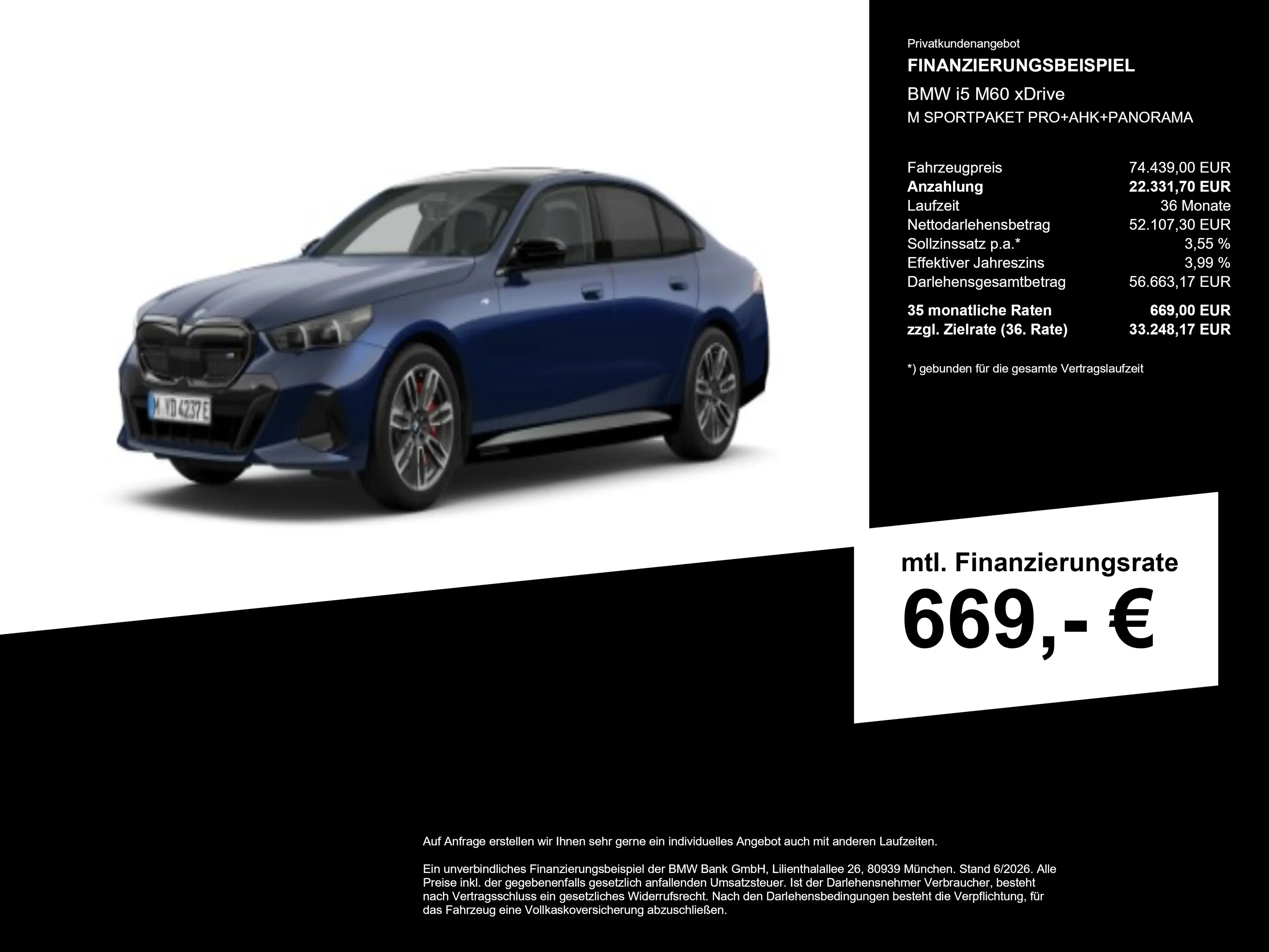BMW i5 M60 xDrive M SPORTPAKET PRO+AHK+PANORAMA — photo 2