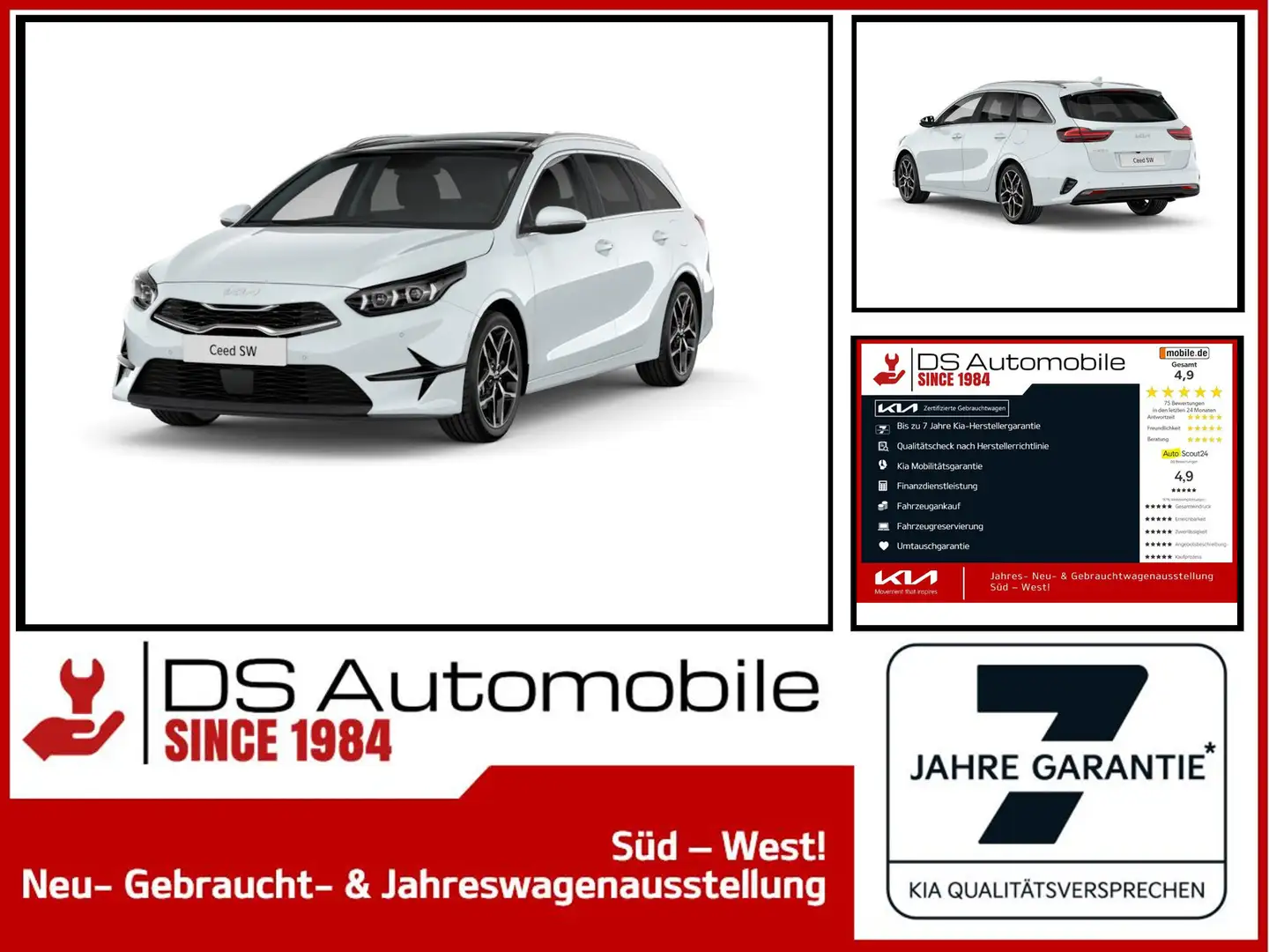 Kia Ceed SW / cee'd SW cee´d Sportswagon 1.5T DCT7 Ultimate STYLE+JBL Weiß - 1