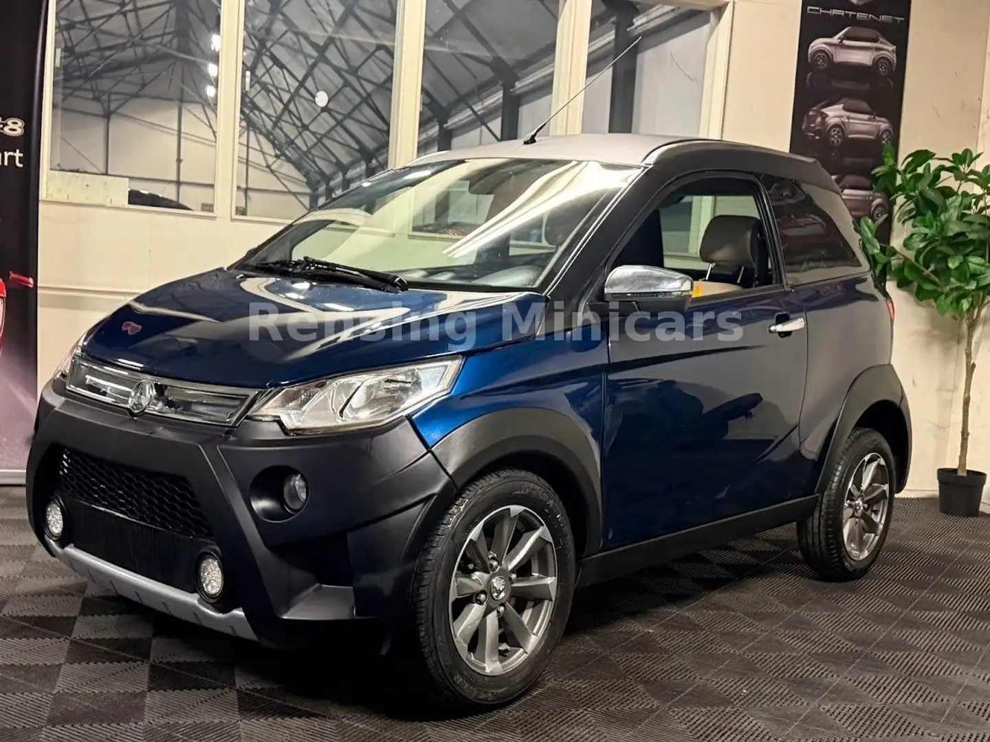 Aixam Crossline S9 XXL Koffer Mopedauto Microcar 45 KM Bleu - 2