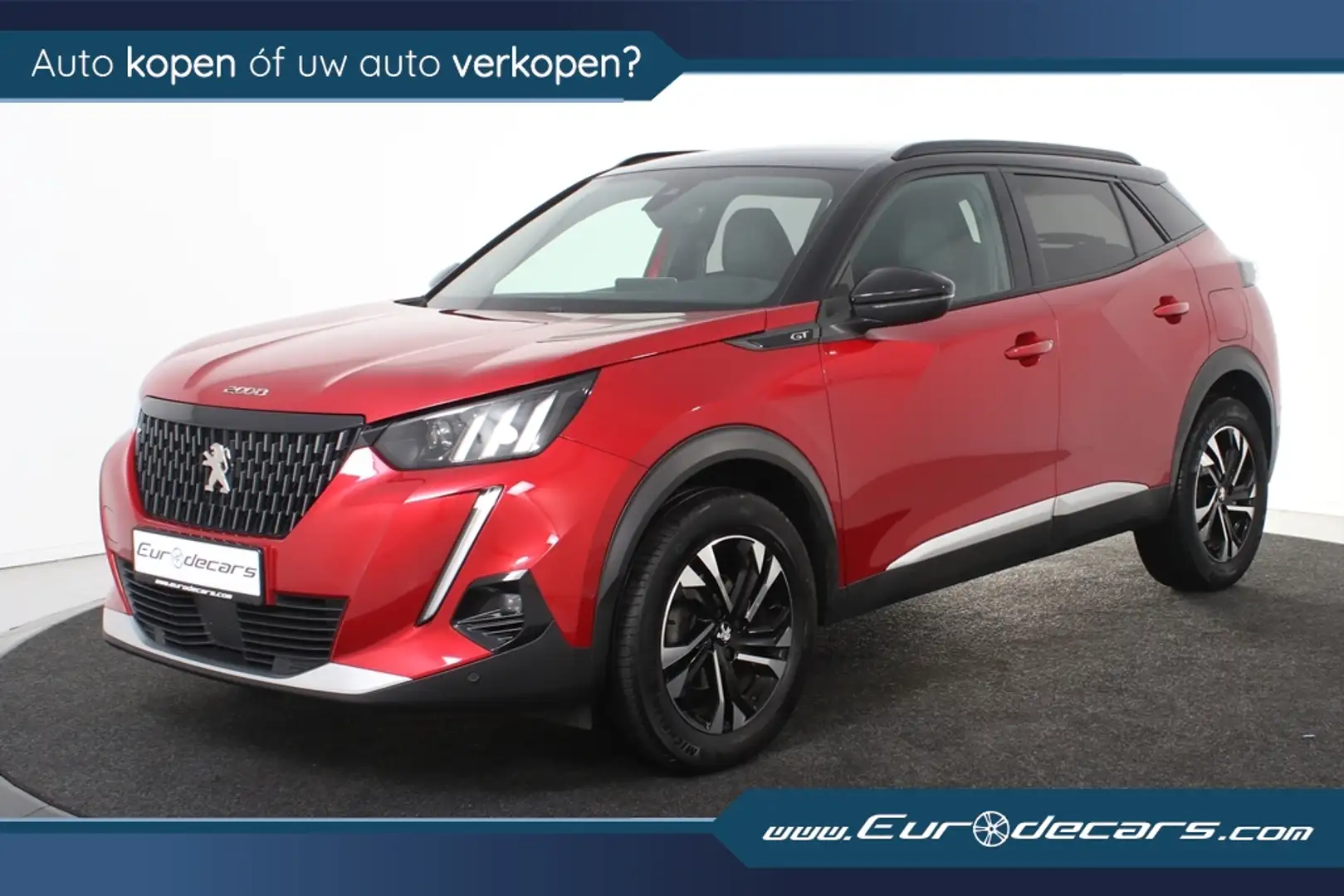 Peugeot 2008 GT-Line *1ste Eigenaar*Navigatie*Leer*Ambiente* Rood - 1