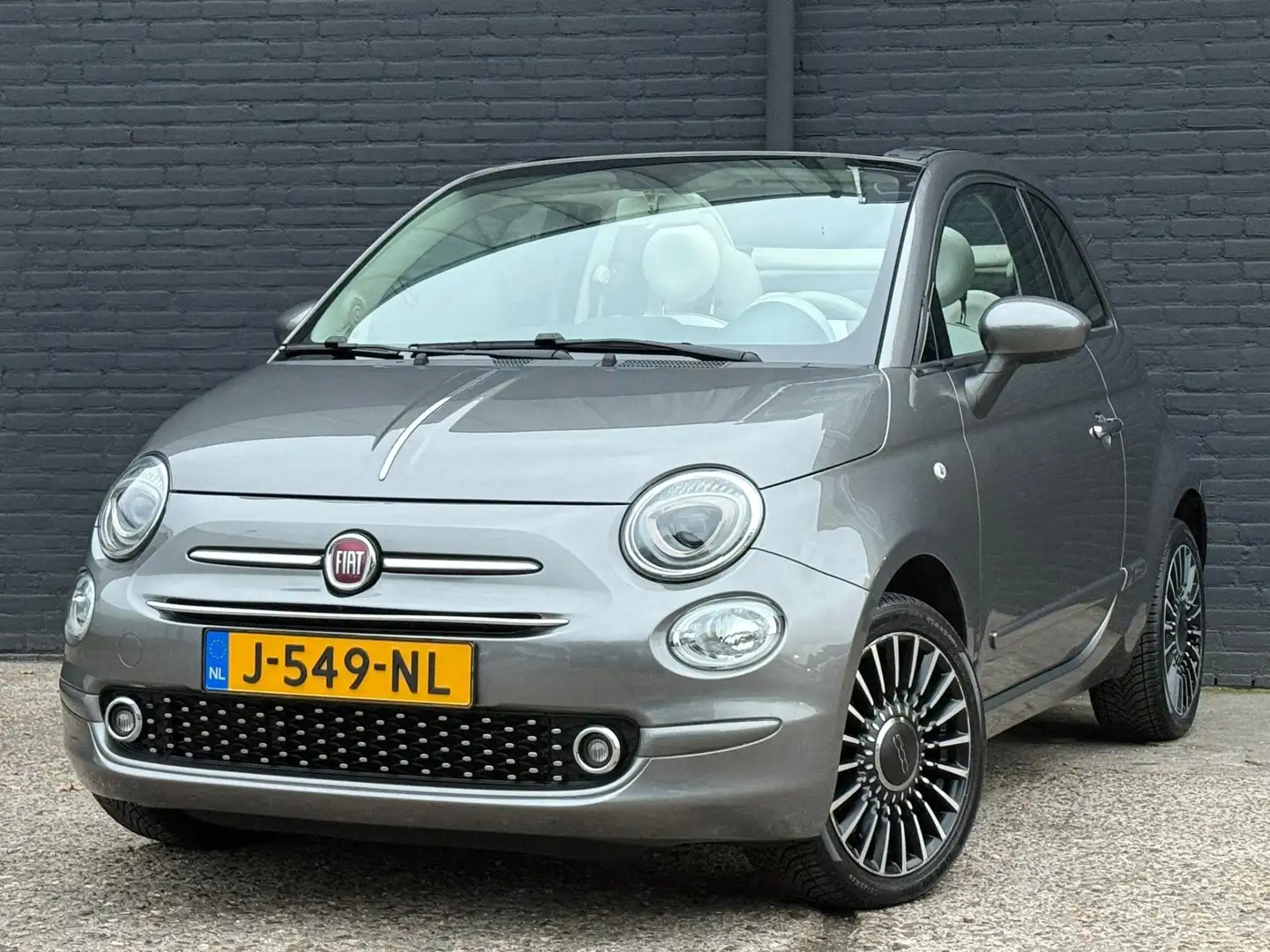 Fiat 500C 1.2 | CABRIO | CARPLAY | AUTOMAAT | AIRCO | CRUISE Grijs - 1