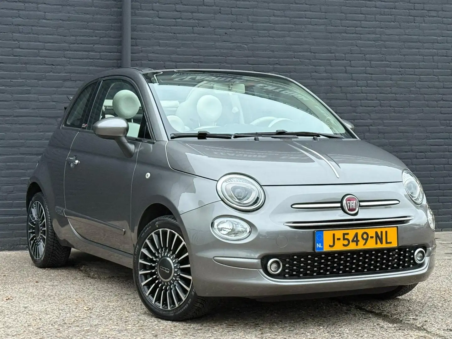 Fiat 500C 1.2 | CABRIO | CARPLAY | AUTOMAAT | AIRCO | CRUISE Grijs - 2