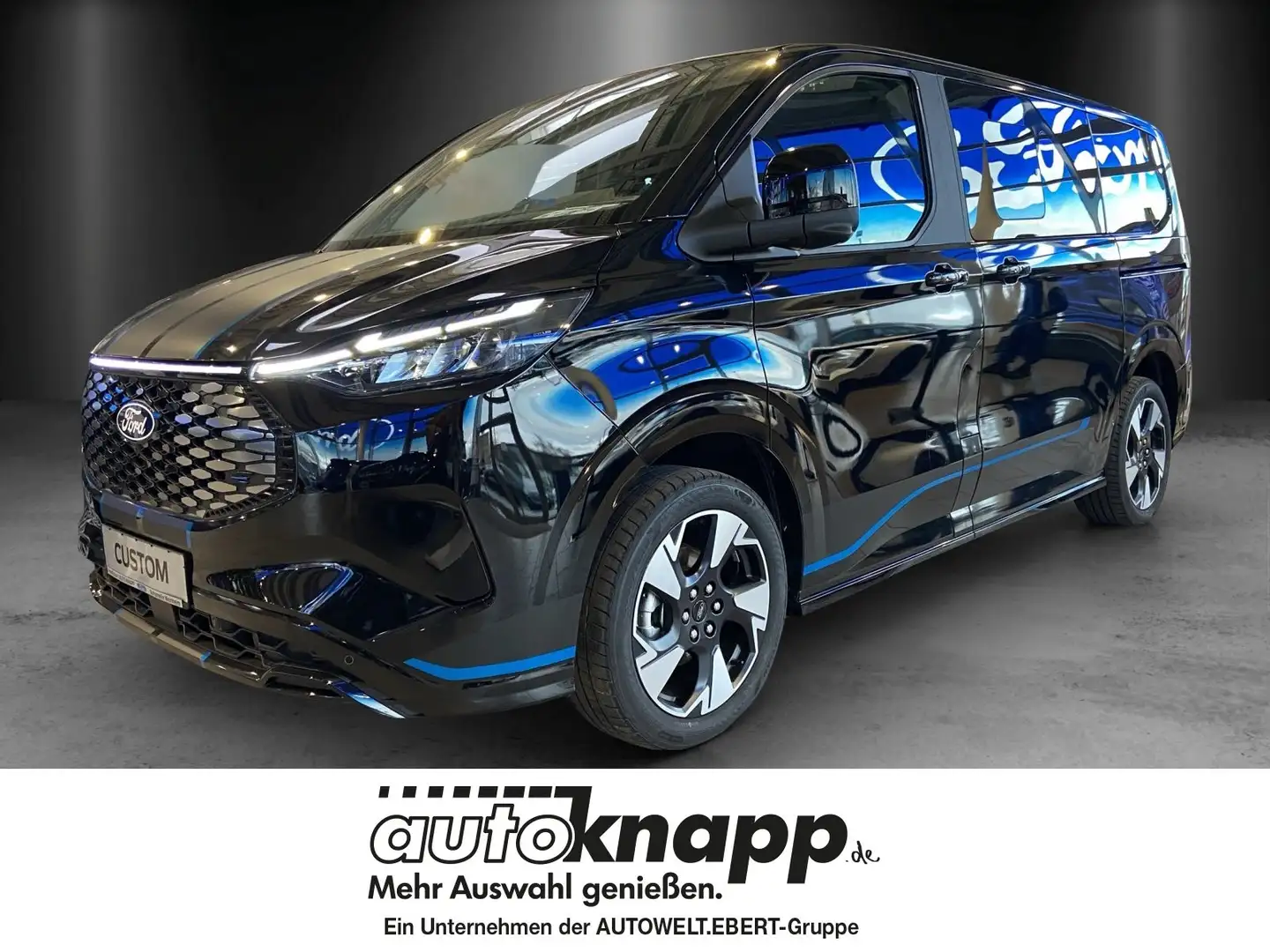 Ford Tourneo Custom E-Tourneo Custom Sport Glasdach Schiebetür elek. Zwart - 1