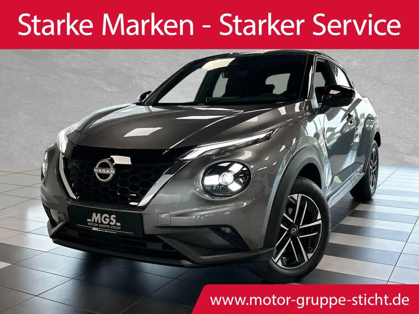Nissan Juke 1.6 Hybrid N-Connecta 4AMT Grau - 1