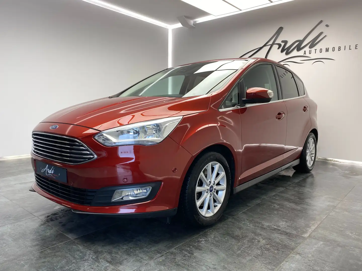 Ford C-Max 1.5 *GARANTIE 12 MOIS*1er PROPRIETAIRE*GPS*AIRCO* Rouge - 1