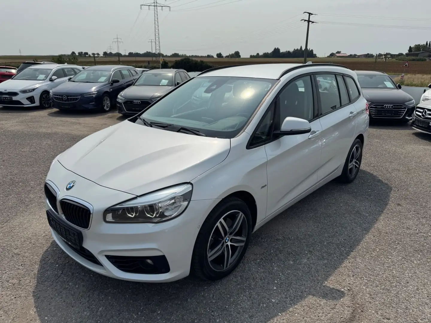 BMW 218 d Gran Tourer Sport Auto.Line Navi Xenon 7Si Blanc - 1