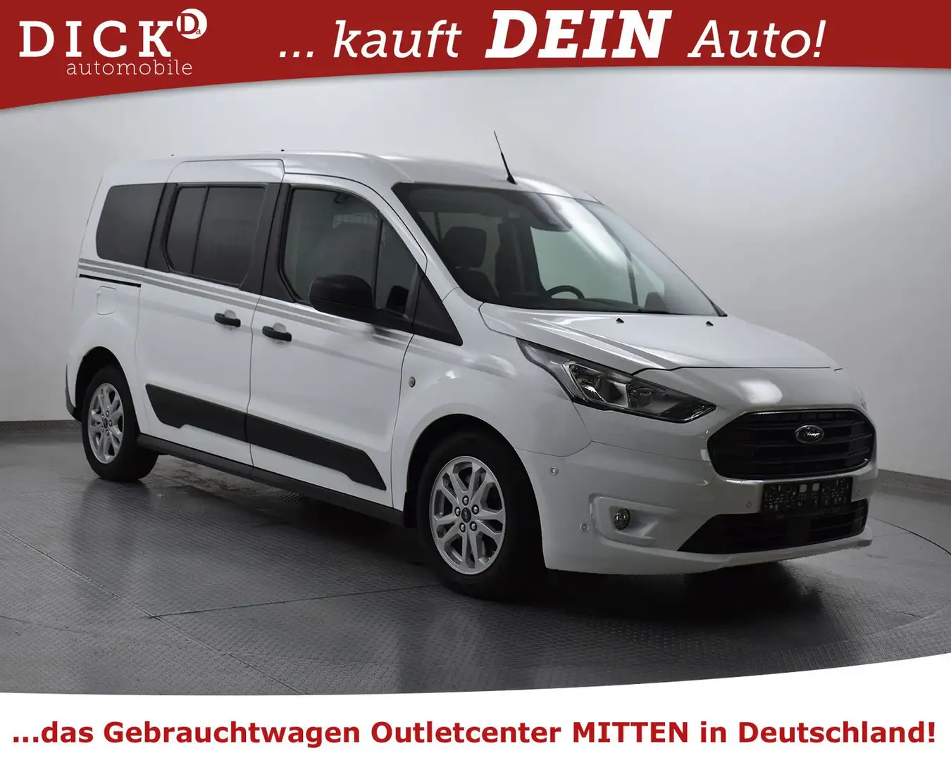 Ford Tourneo Connect Tourneo Conn  1.5d Aut. Lang 5SI+NAV+KAM+SHZ+ACC Blanc - 2