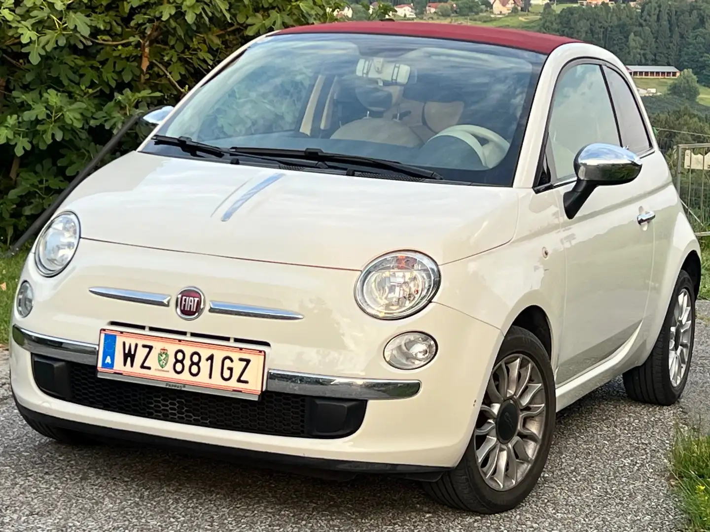 Fiat 500C Lounge, Einparkhilfe Weiß - 2