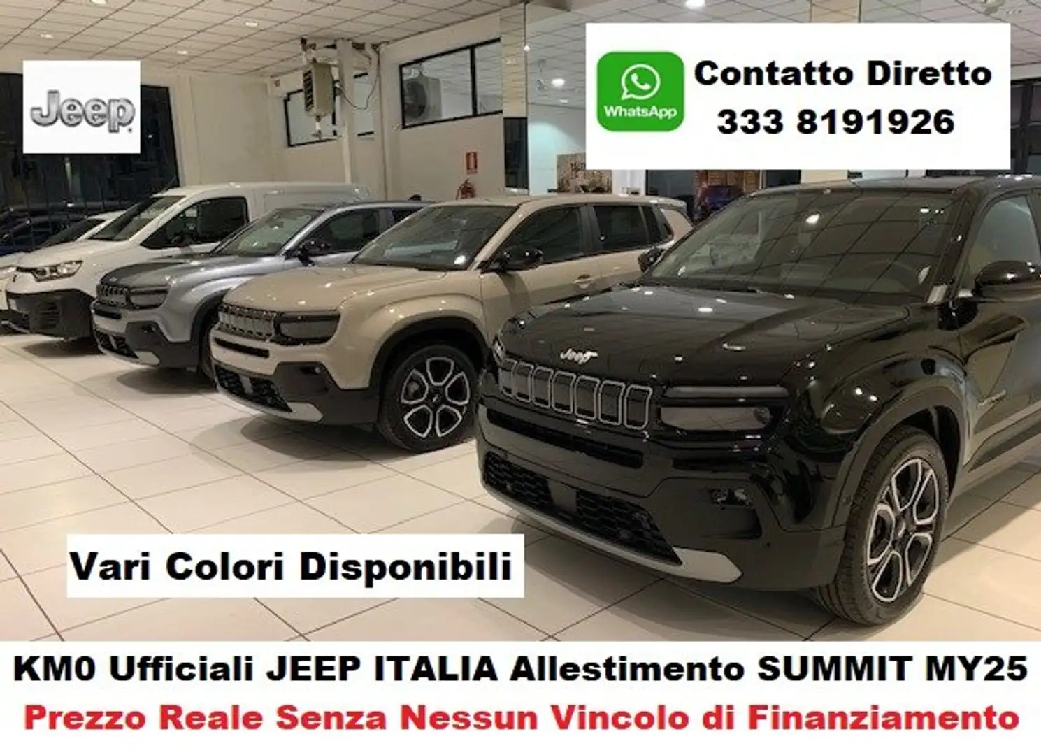Jeep Avenger 1.2  MHEV SUMMIT DCT6 "KM0" Bianco - 1