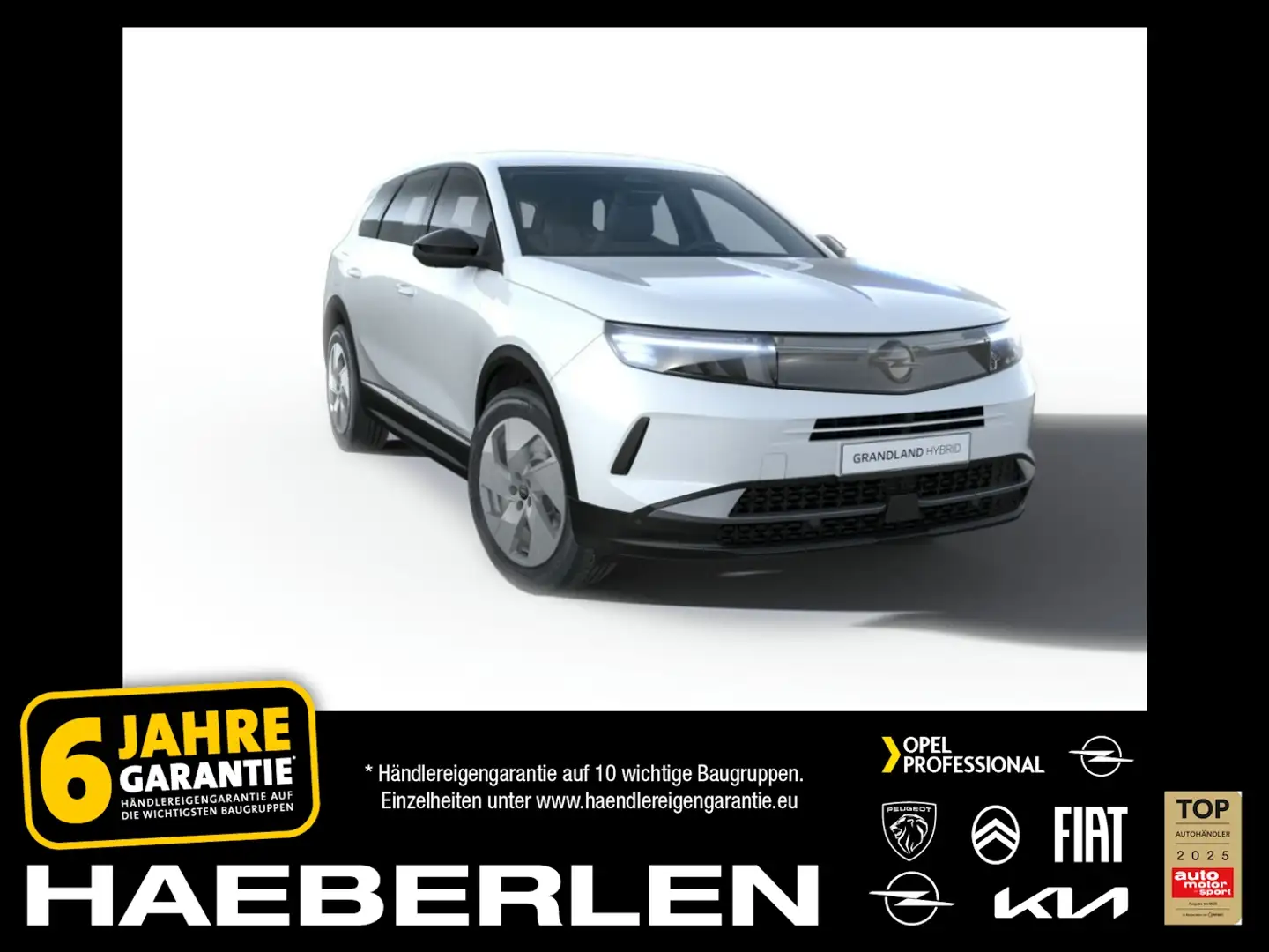 Opel Grandland 1.2 48V Mild- W Edition LED+Navi+SHZ Blanco - 1