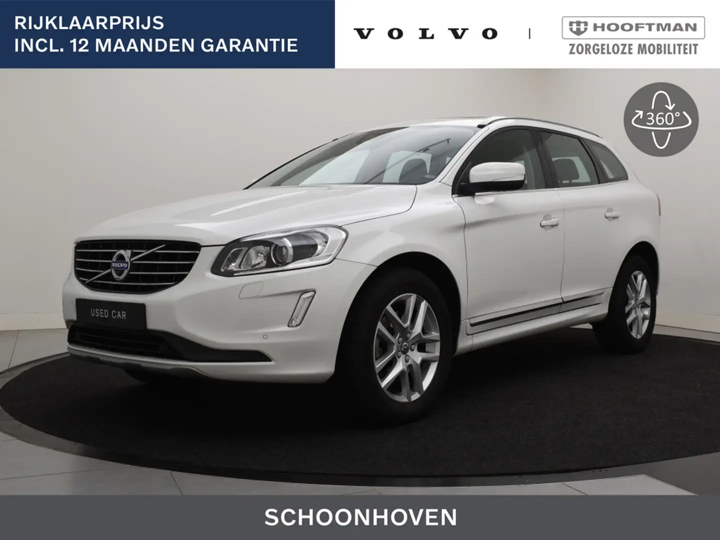 Volvo XC60 T5 AUT(8) POLAR+ SCHUIFDAK LEDER XENON CAMERA 18IN Wit - 1