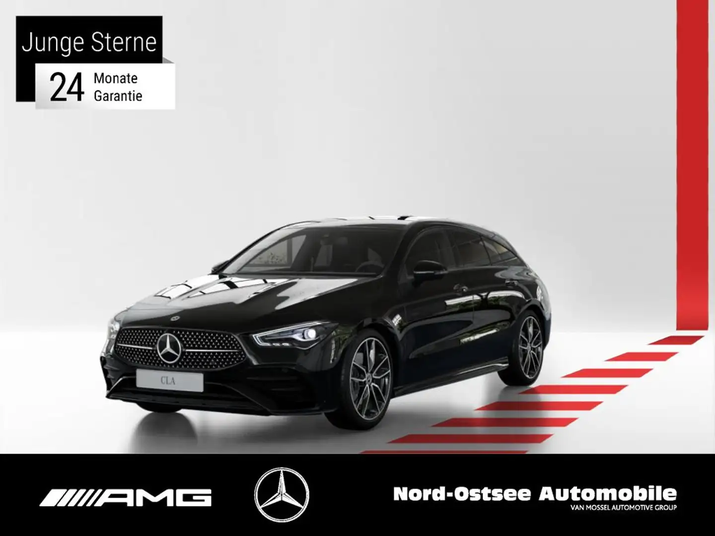 Mercedes-Benz CLA 200 d SB AMG SHZ NIGHT MBUX LED Schwarz - 1