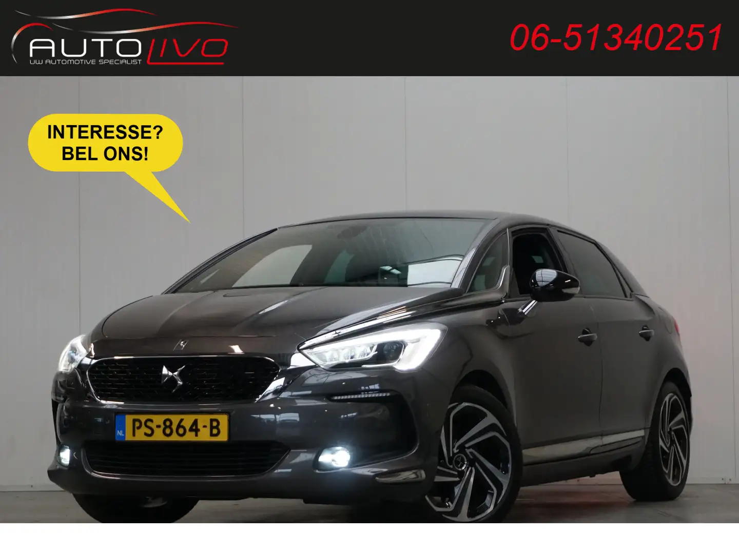 DS Automobiles DS 5 1.6 THP Business Executive 165 PK! AUTOMAAT! NL AU Grau - 1