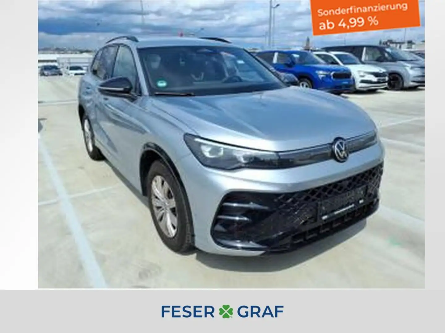 Volkswagen Tiguan R-Line 1,5 l eTSI OPF 110 kW (150 PS Silber - 1