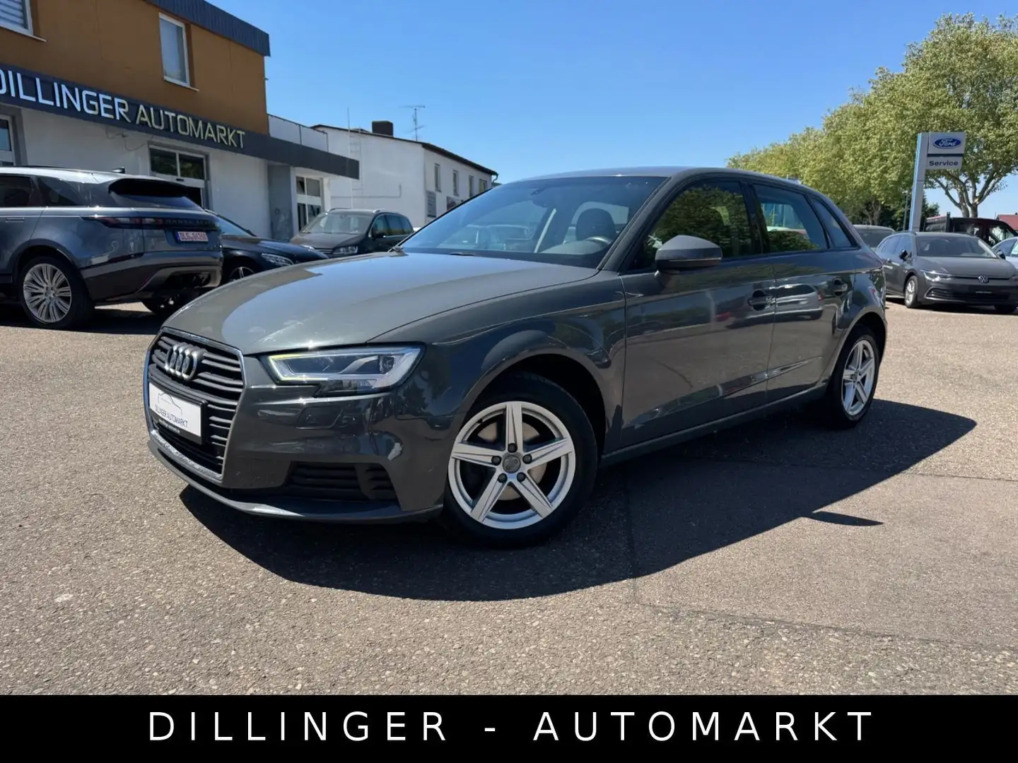 Audi A3 Sportback 30 TDI DSG Leder Navi LED Temp PDC Gris - 1