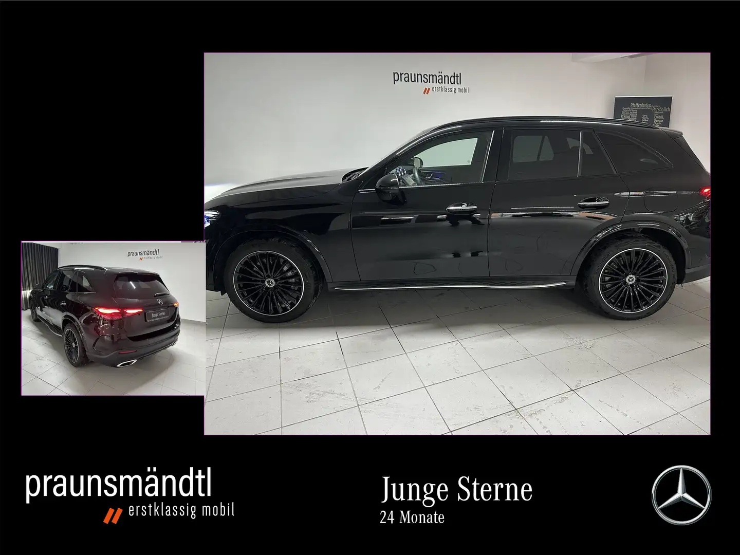 Mercedes-Benz GLC 300 de 4M AMG Night AHK/Pano/Airma/Sound/360 Schwarz - 1