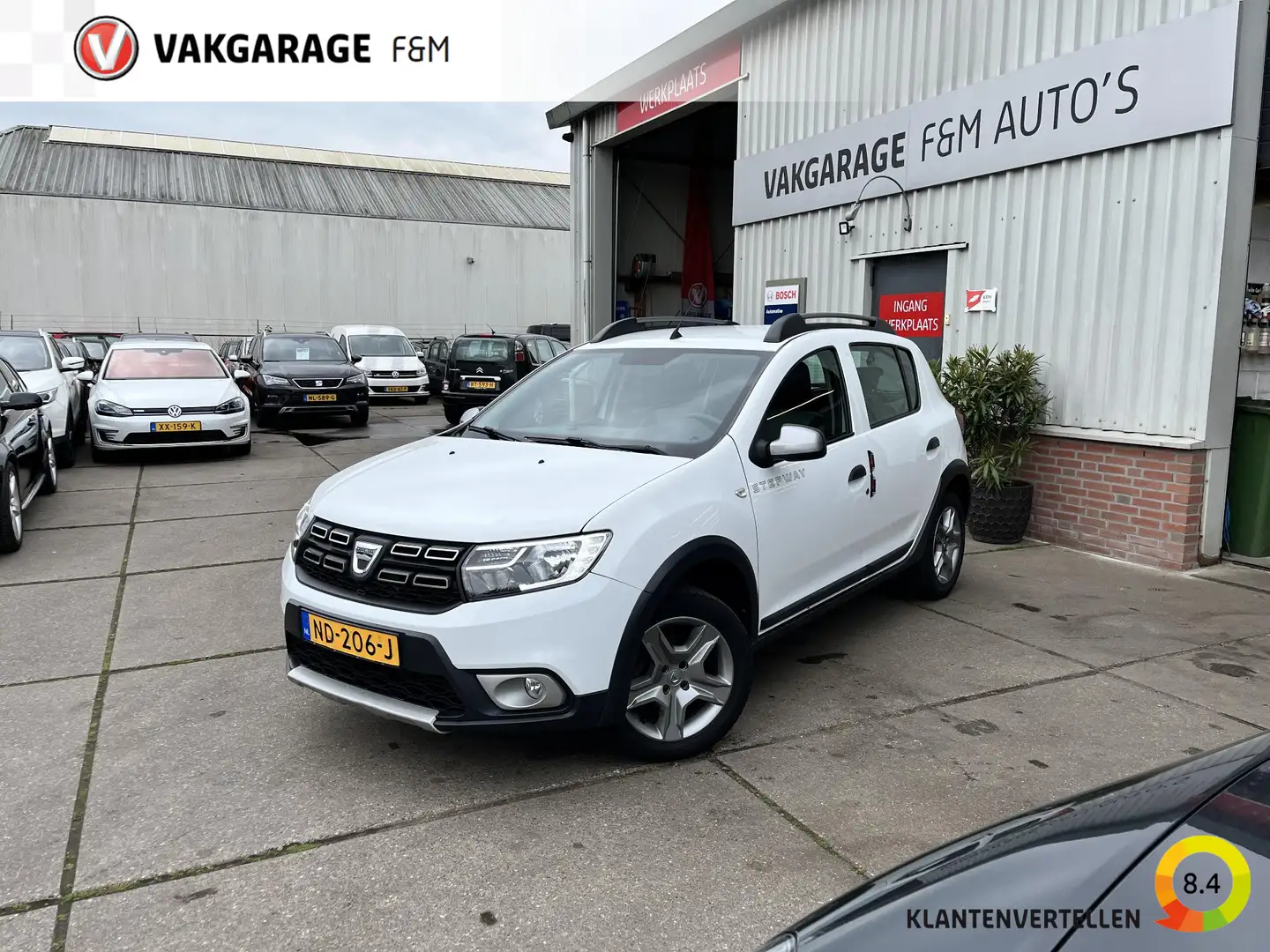 Dacia Sandero 0.9 TCe SL Stepway Blanc - 1