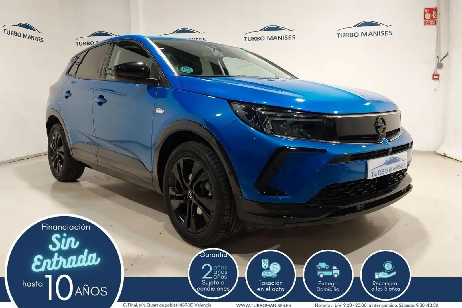 Opel Grandland 1.2 Turbo GS Auto Azul - 1