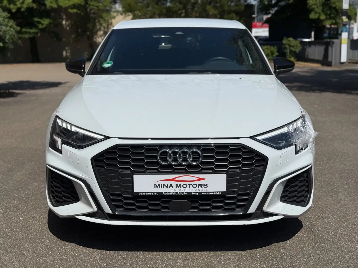 Audi A3 Sportback 35 TFSI S line Weiß - 2