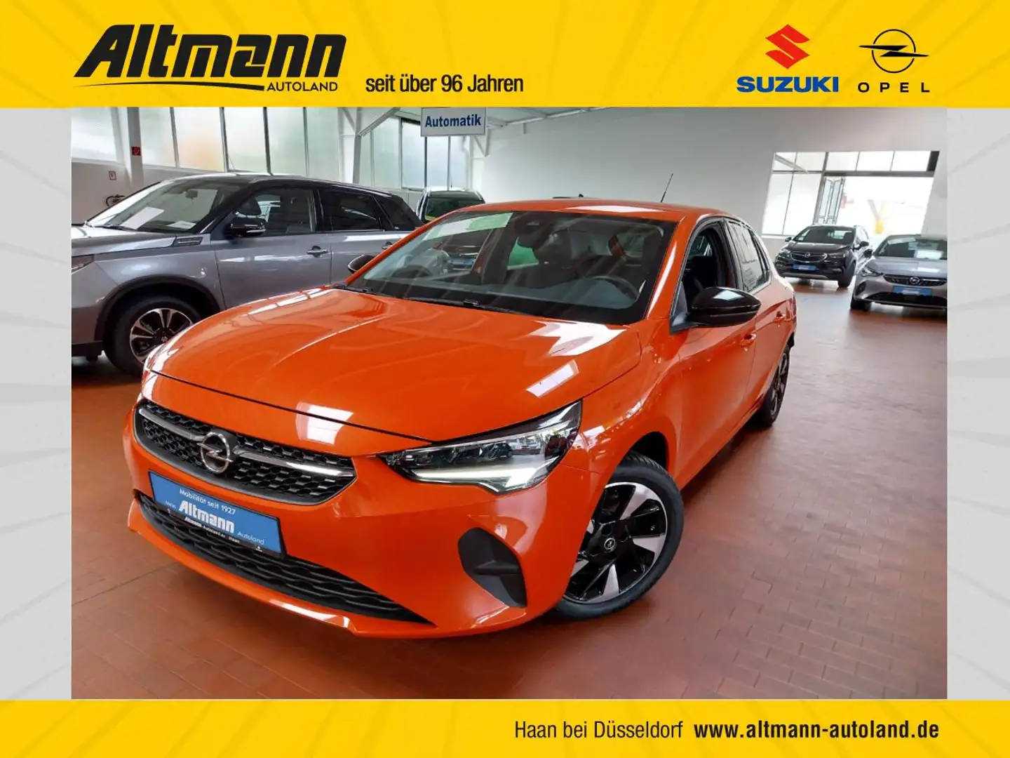 Opel Corsa-e Elegance PDC LM-Felgen Tempomat Oranje - 1