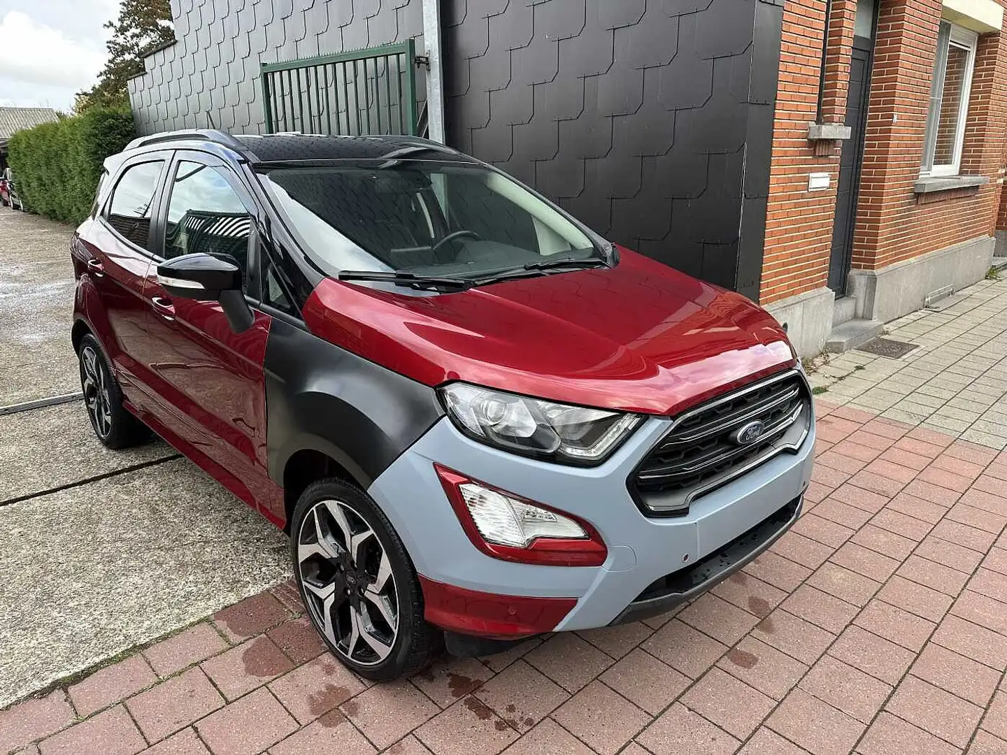 Ford EcoSport 1.0 EcoBoost MET 55DKM HANDELAARS & EXPORT Rood - 2