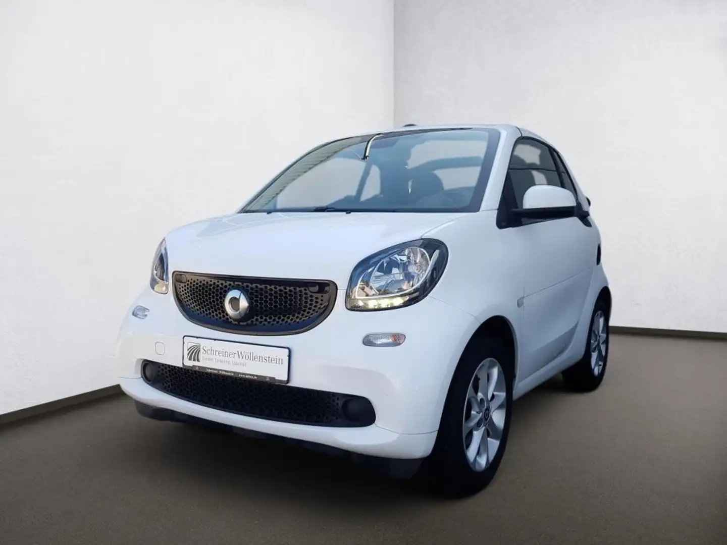 smart forTwo cabrio 66kW passion Navi SHZ GJR Klima Weiß - 2