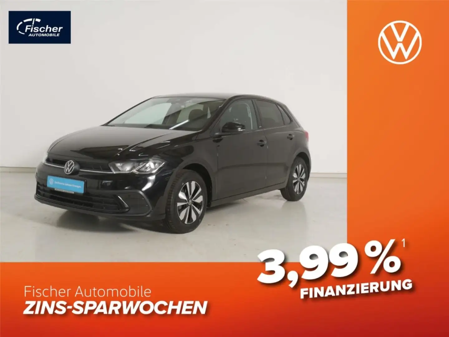 Volkswagen Polo 1.0 TSI Move 5-Gg. NAV/LED/SH/Klima/DAB+ Schwarz - 1
