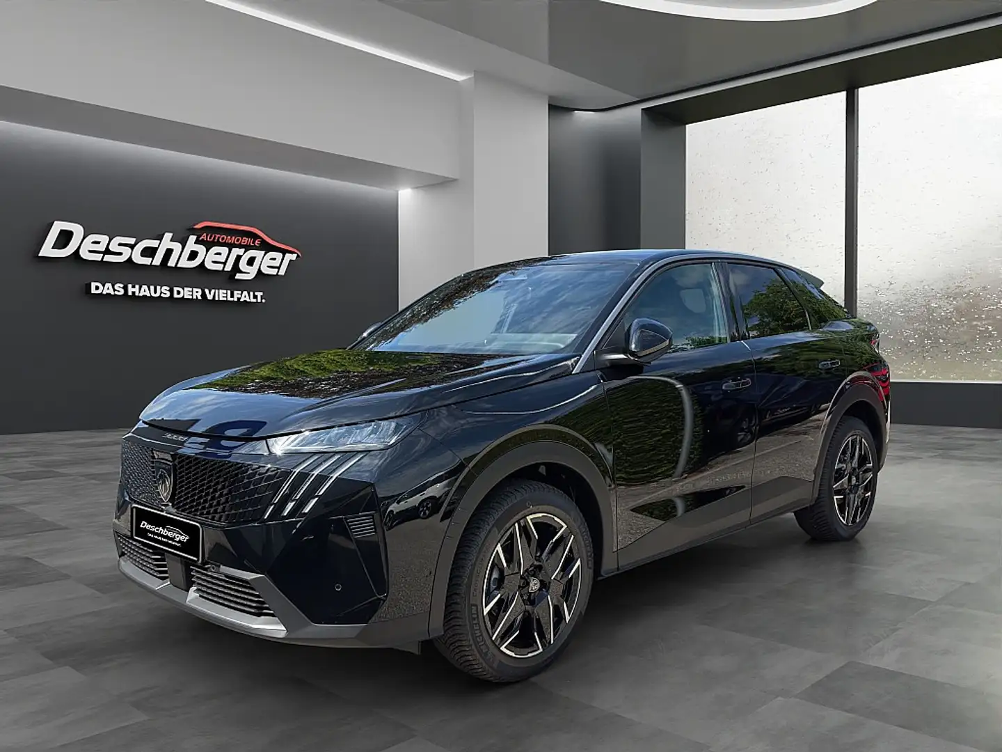 Peugeot 3008 Hybrid 145 e-DCS6 Allure Schwarz - 1