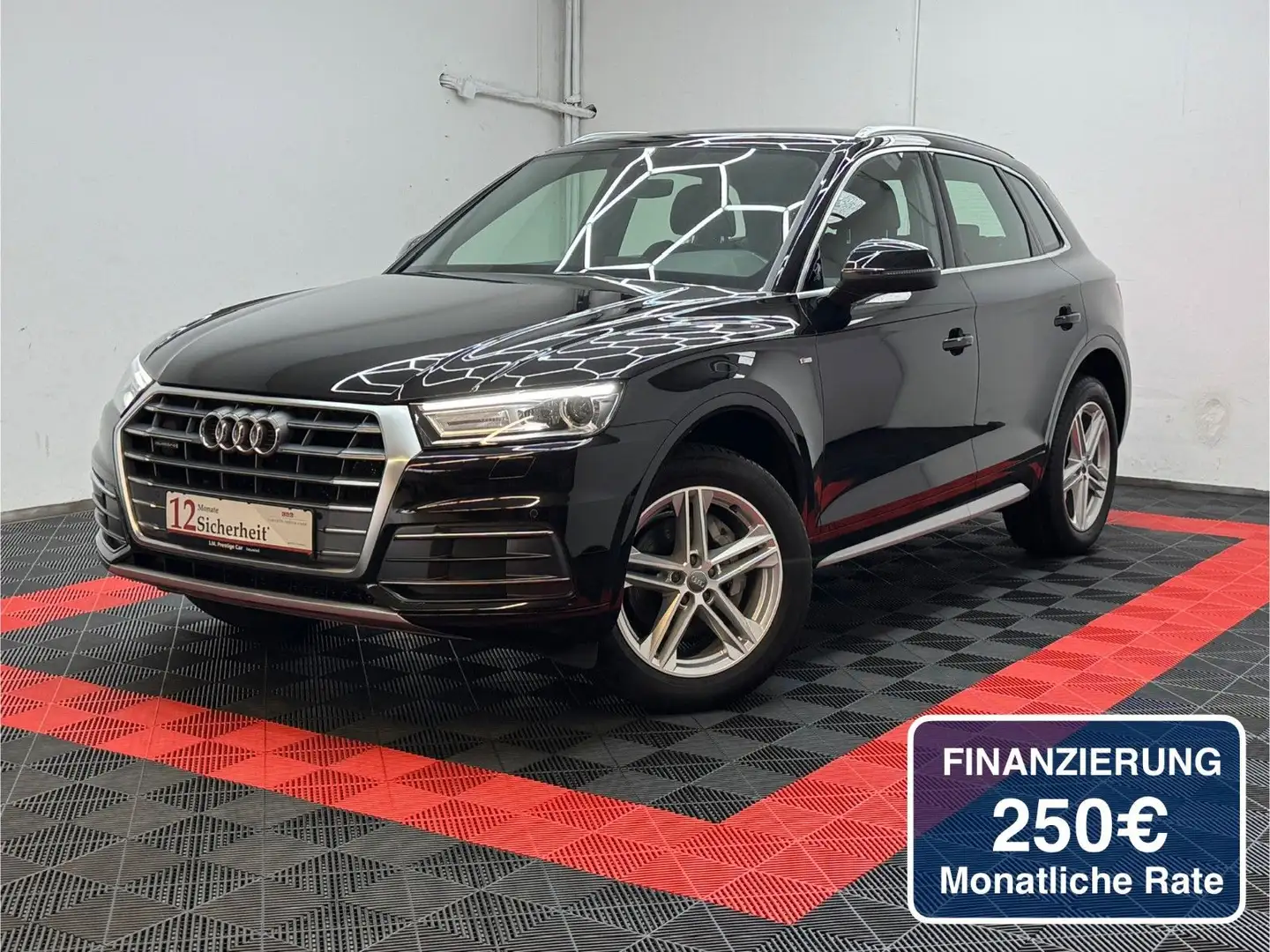 Audi Q5 Quattro S LINE Aut. LEDER NAVI LED 1 Hand Schwarz - 1