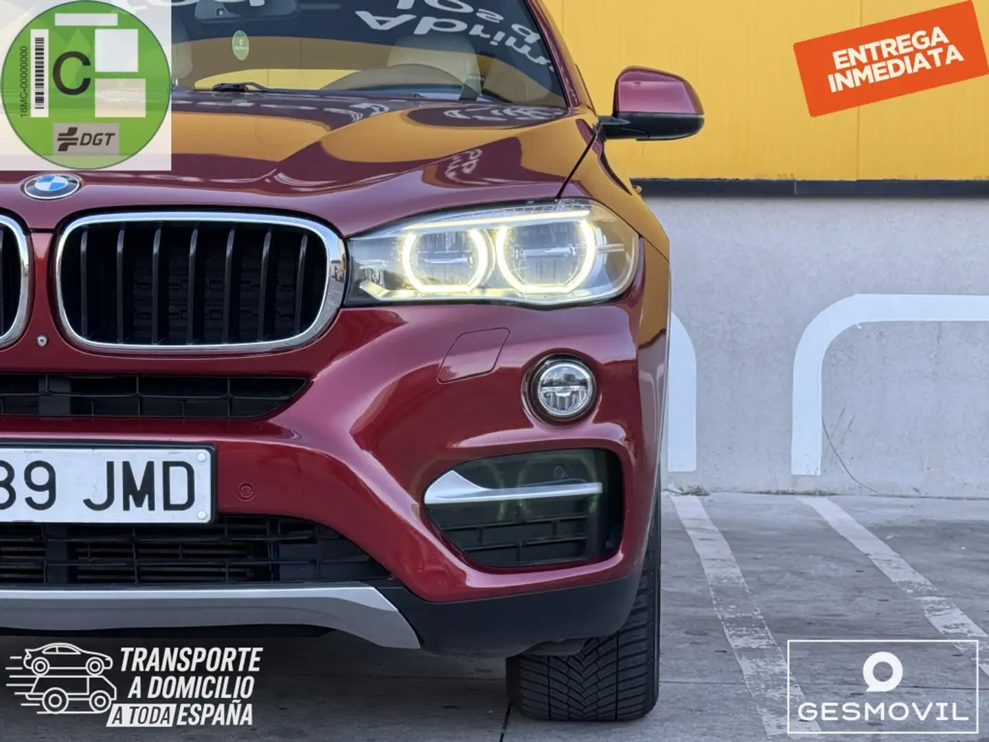 BMW X6 xDrive 30dA Rojo - 2