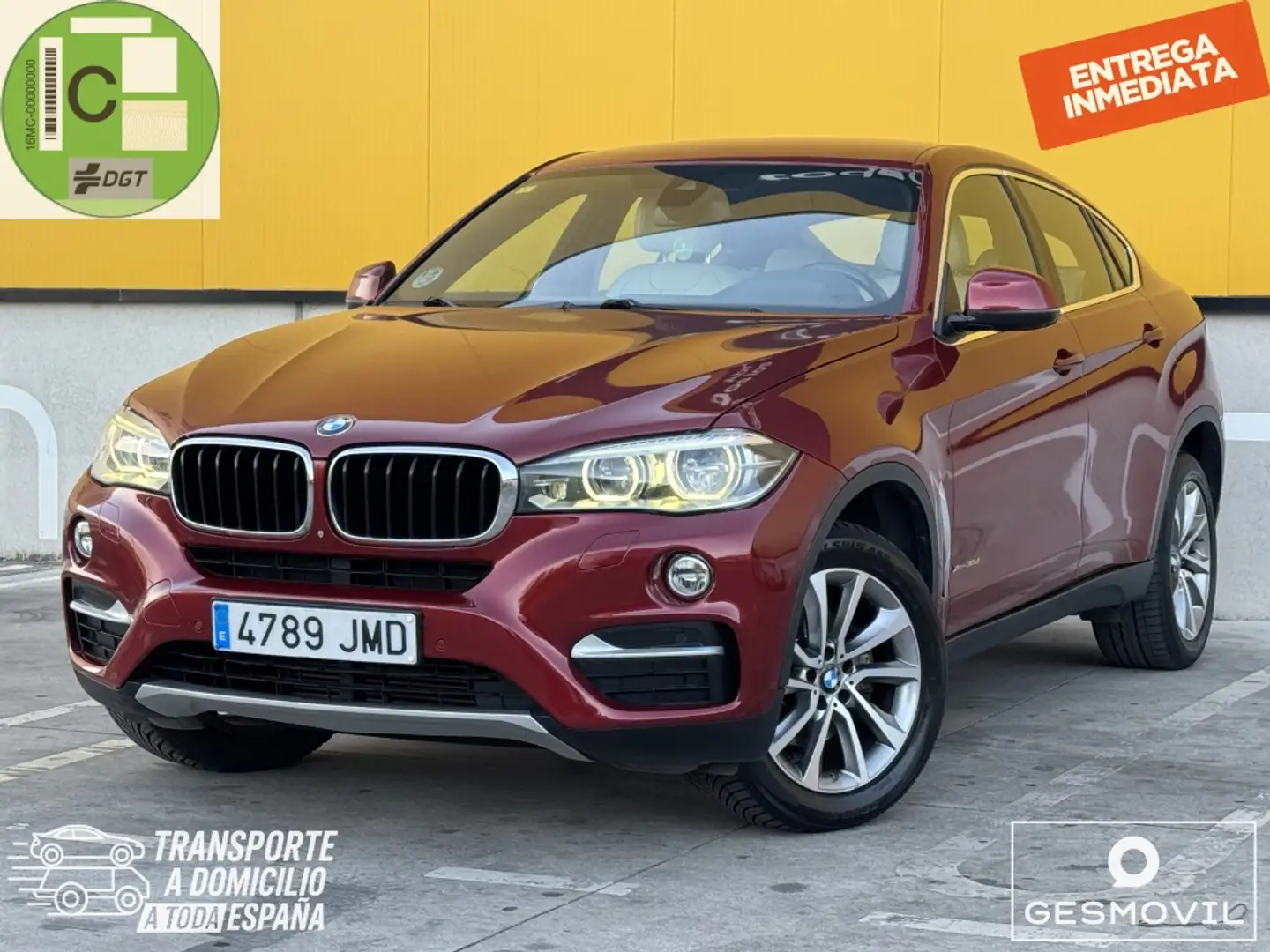 BMW X6 xDrive 30dA Rojo - 1