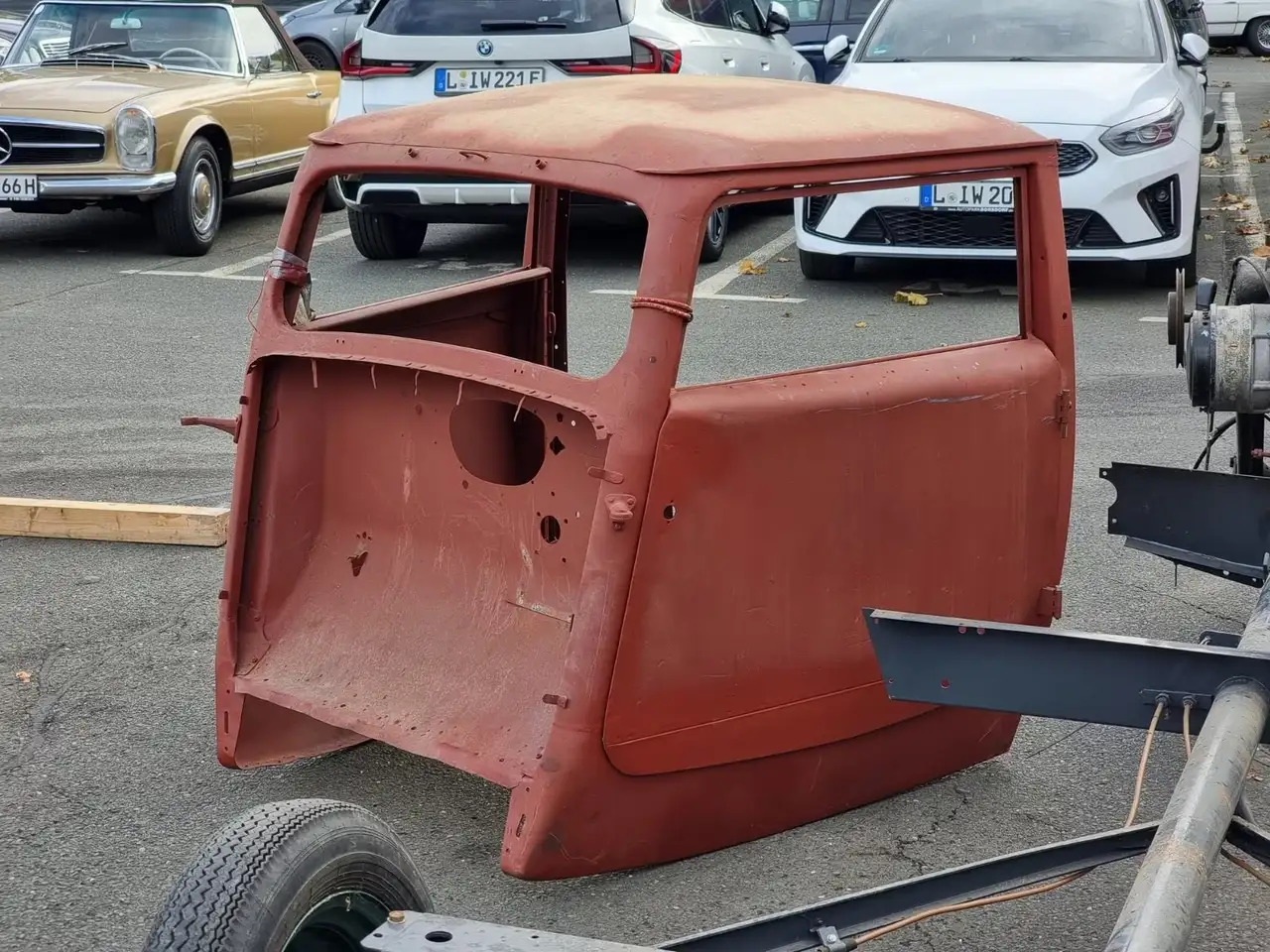 Tempo A400 Karosserie / Fahrgestell mit Motor, foto 3
