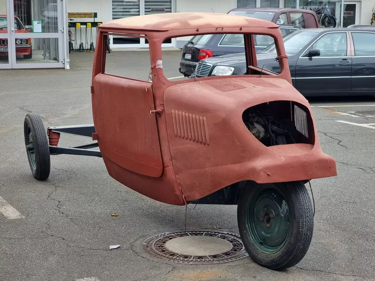 Tempo A400 Karosserie / Fahrgestell mit Motor, foto 5