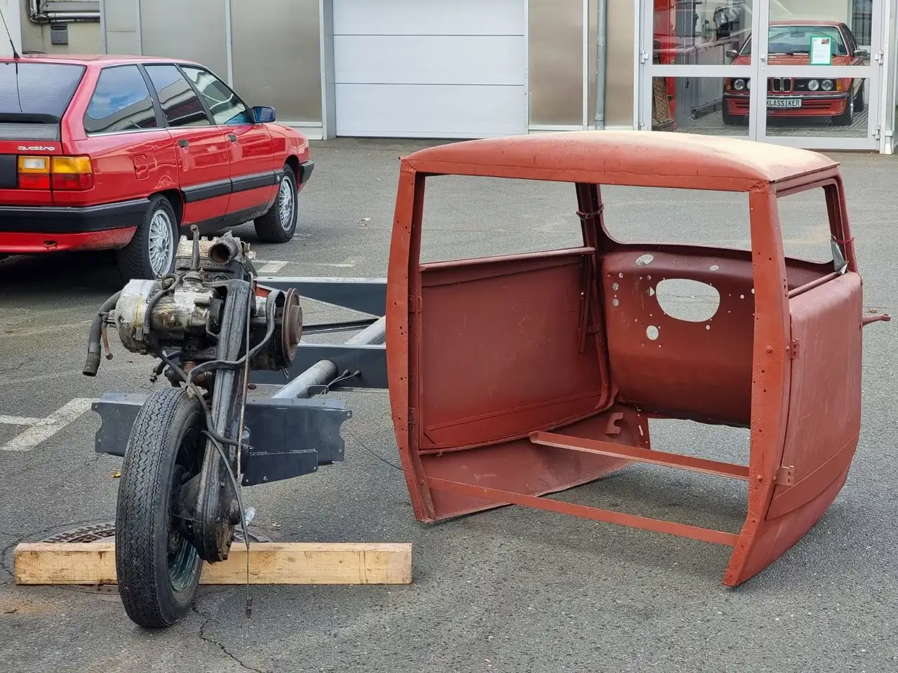 Tempo A400 Karosserie / Fahrgestell mit Motor, foto 9